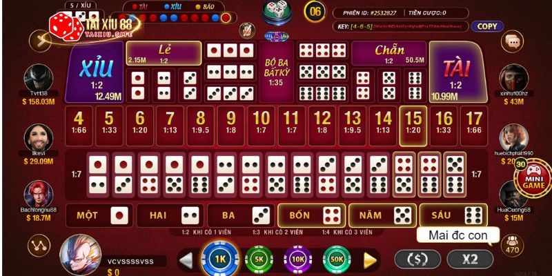 Game Tài Xỉu Sảnh Rồng tại GO88